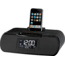 Sangean AM/FM-RDS Digital Atomic Clock Radio with iPod Dock, Large LCD Display, Black RCR-10 BK