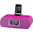 Sangean AM/FM-RDS Digital Atomic Clock Radio with iPod Dock, Large LCD Display, Pink RCR-10 PK