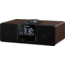 Sangean AM/FM-RDS RBDS/Bluetooth/AUX Digital Tuning Wooden Clock Radio, Dark Walnut, RCR-40