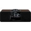 Sangean AM/FM-RDS RBDS/Bluetooth/AUX Digital Tuning Wooden Clock Radio, Dark Walnut, RCR-40