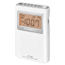 Sangean FM Stereo/AM Pocket Radio, White, Small DT-160