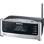 Sangean WiFi Internet Clock Radio w/ FM Tuner, Silver/ gray RCR-8WF