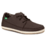 Sanuk Cassius Casual Shoe - Mens-Dark Brown-Medium-11 US