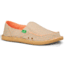 Sanuk Hot Dotty Casual Shoe - Women's-Natural/Peach Dots-Medium-5 US