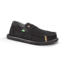 Sanuk Kingston Jute Camp Shoe - Men's-Black-Medium-12 US