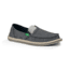 Sanuk Pick Pocket Stripes Camp Shoe - Women's-Navy/White Stripes-Medium-10 US