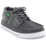 Sanuk Schooner Casual Shoe - Mens-Charcoal-Medium-10 US