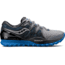 Saucony Mens Xodus ISO 2 Trail Running Shoe, Grey/Black/Blue, 8.5 US S20387-2-8.5 US