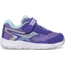Saucony Ride 10 JR Sneakers - Kids, Purple, 11, Wide, SL166287-W-110