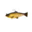 Savage Gear Pulse Tail Baitfish RTF Soft Bait, Pack of 1, 3in, Black Gold, 1586286