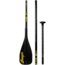 Storm QuickDraw 3 Piece Traveler SUP Paddle 100 sq in-Black Blade with Yellow Trim