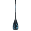 Storm QuickDraw 3 Piece Traveler SUP Paddle 90 sq in-Black Blade with Blue Trim