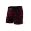 SAXX Free Agent Print Loose Fit Boxer w/Fly - Mens, Red Patched Plaid, L, SXLF31F-RPP-L