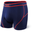 SAXX Kinetic Boxer Brief - Mens, Midnight Blue/Orange, M, SXBB27-MBO-M