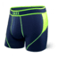 Saxx Kinetic Boxer, Navy/Neon Green, Medium SXBB27-Navy/Neon Green-Medium