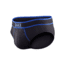 Saxx Kinetic Brief Fly - Men's-Black/Cobalt-Medium