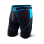 SAXX Kinetic Long Leg Boxer Brief - Mens, Black/Electric Blue, L, SXLL27-BEL-L
