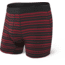 SAXX Platinum Boxer Brief Fly - Mens, Black/Red Tidal Stripe, Small, SXBB42F-BRT-S