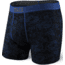 Saxx Platinum Boxer Fly - Men's-Black/Blue Paisley-Small