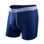 Saxx Platinum Boxer Fly - Men's-Navy/Light Grey-Medium