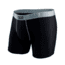 Saxx Quest Boxer Modern Fly - Mens-Black/Grey-Small
