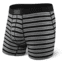 SAXX Ultra Boxer Brief Fly - Mens, Black Crew Stripe, Large, SXBB30F-BCP-L