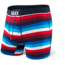 SAXX Ultra Boxer Brief w/Fly - Mens, Navy/Red Cabana Stripe, S, SXBB30F-NCS-S