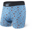 SAXX Ultra Boxer Briefs Fly - Mens, Blue Action Shot, Medium, SXBB30F-ASB-M