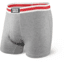 SAXX Ultra Boxer Briefs Fly - Mens, Grey Htr Sock Monkey, Small, SXBB30F-GSM-S