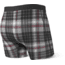 SAXX Ultra Boxer Briefs Fly - Mens, Grey Tartan, Small, SXBB30F-TRB-S