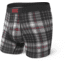 SAXX Ultra Boxer Briefs Fly - Mens, Grey Tartan, Small, SXBB30F-TRB-S