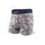 Saxx Ultra Boxer Fly - Mens, Grey Pyramid Check, Extra Large, SXBB30F GPY XL