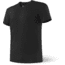 SAXX Undercover Short Sleeve V Neck Shirt - Mens, Black, M, SXTV19-BLK-M