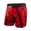 Saxx Vibe Boxer Modern Fit - Men's-Red Lumberjack Plaid-X-Large