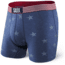 SAXX Vibe Modern Fit Boxer Brief - Mens, Chambray Americana, L, SXBM35-CAC-L