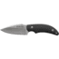 Schrade 7cr17mov Drop Point TPE Handles w/Lanyard Hole Fixed Blade Knives, 2.9 in, 7Cr17MoV Steel, Drop Point, Black, Thermoplastic Rubber, SCHF66CP