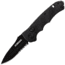 Schrade SC60MB, BLK Alum. Handle, Drop Point, BLK ComboEdge, SC60MBS