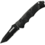 Schrade Extreme Survival, 4 3/8in., Partially serrated tanto blade, Black Teflon coated stainless blade SCH60BTS