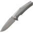 Schrade Linerlock Gray Folding Knife,3.5in,Stainless Steel,Standard Edge,Satin,Gray,Aluminum Handle SCH306
