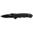 Schrade SC60MB, BLK Alum. Handle, Drop Point, BLK ComboEdge, SC60MBS