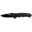 Schrade SC60MB, BLK Alum. Handle, Drop Point, BLK Plain, SC60MB