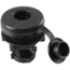 Scotty 444 Compact Threaded Deck Mount, Black, 0444-BK