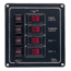 Sea-Dog Aluminum Switch Panel - Vertical - 4 Switch 79021