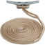 Sea-Dog Double Braided Nylon Dock Line - 3/8&quot; x 15' - Gold/White 77267