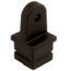 Sea-Dog Nylon Square Tube Top Insert - Black - 1" 78883