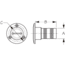Sea-Dog Sea Dog Stainless Steel Hose Deck Fill 1 1/2in.Hose Gas, 351320-1