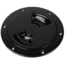 Sea-Dog Smooth Quarter Turn Deck Plate - Black - 6&quot; 77441