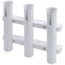 Sea-Dog Three Pole Rod Storage Rack - White 77689
