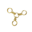 Sea Striker 3-Way Swivel Brass Size 1 4 pack, SS3WBR-1