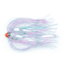 Sea Striker Ballyhoo Duster, 4&quot;, 1/4 oz Red Head, Pearl Skirtescent, FD342PRL
